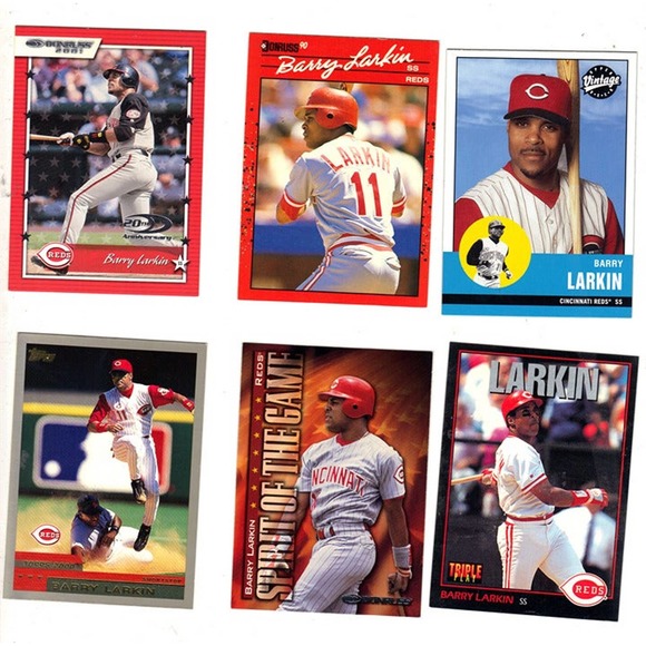 Lot of 12 Baseball Cards - Barry Larkin - Picture 2 of 2